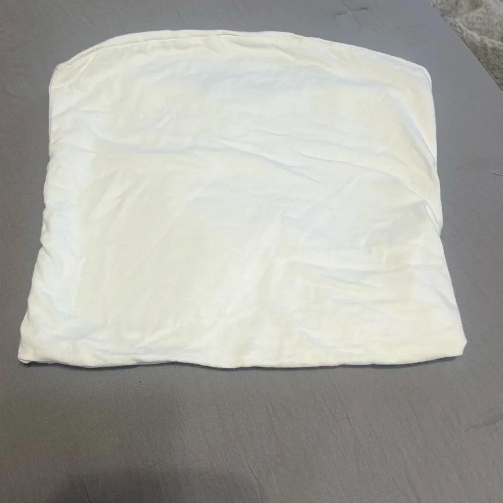 Brandy Melville White Crop Tube Top - Picture 2 of 4